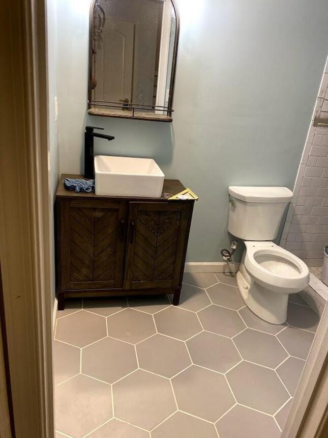 Completed residential project in Phoenix — new bathroom fixtures and lighting replaced by Phoenix Best Electricians