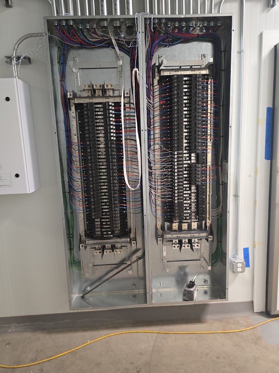 Electrical panel with full wiring — a recent panel upgrade in a Phoenix home